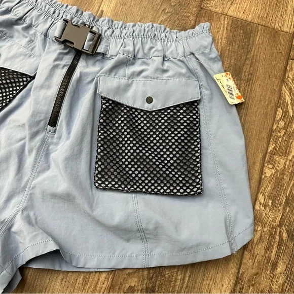 FP Movement by Free People Adventure Shorts Women’s Blue - Picture 2 of 6